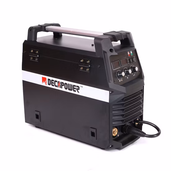 Decapower Saldatore MIG MMA TIG Mag MIG 4 in 1 Gas Gasless CO2 Saldatore MIG 180 Amp con regolazione dell'induttanza